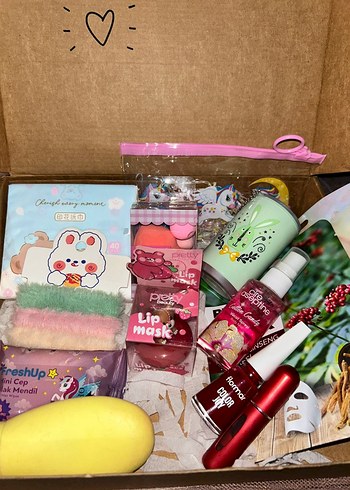 Renkli Pop Kültür Kız Aksesuar Seti - Görsel 3