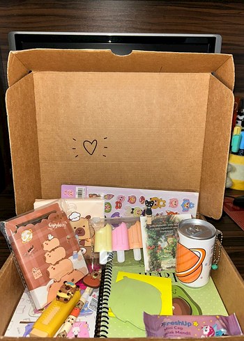 Kahverengi Sevimli Kırtasiye Seti - Görsel 2