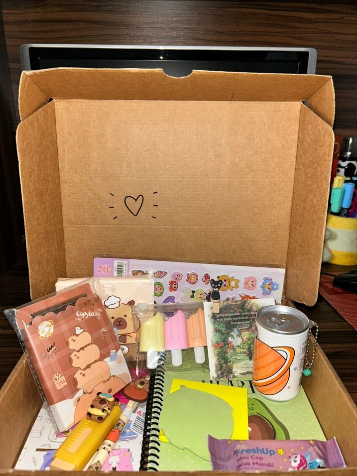 Kahverengi Sevimli Kırtasiye Seti - Görsel 2