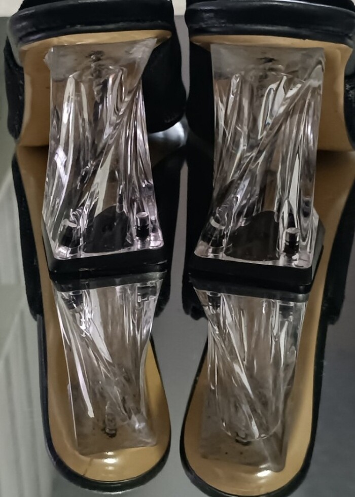 Sıfır yüksek topuk terlik - Görsel 3