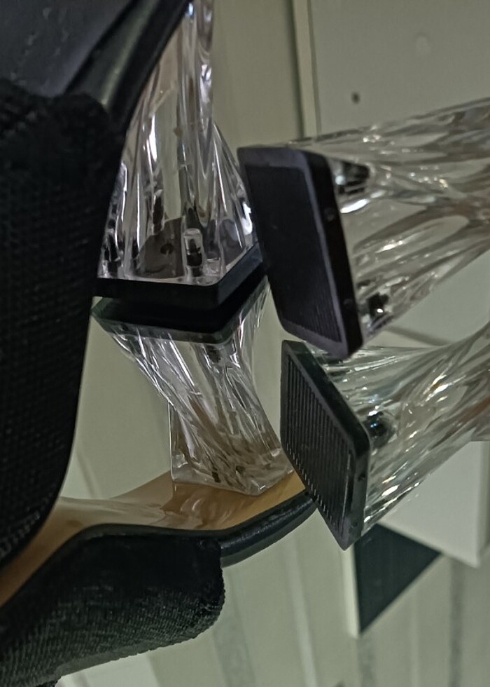 Sıfır yüksek topuk terlik - Görsel 5