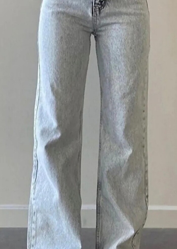 Yüksek bek kot jean - Görsel 2