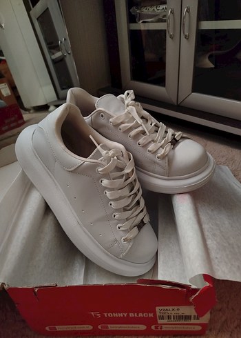 Beyaz Tonny Black erkek Sneakers - Görsel 3