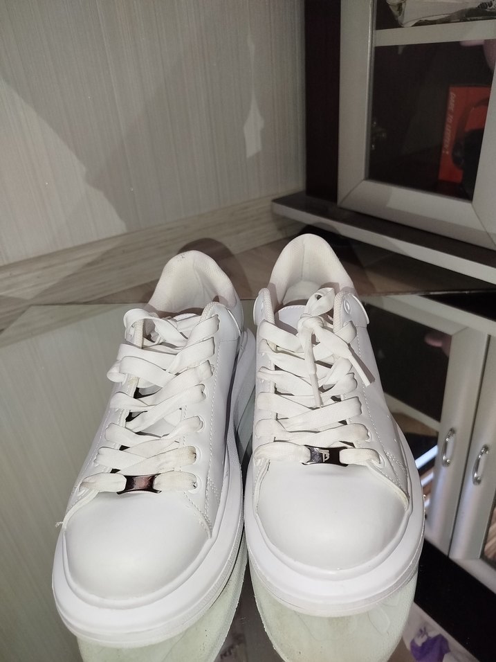 Beyaz Tonny Black erkek Sneakers - Görsel 5