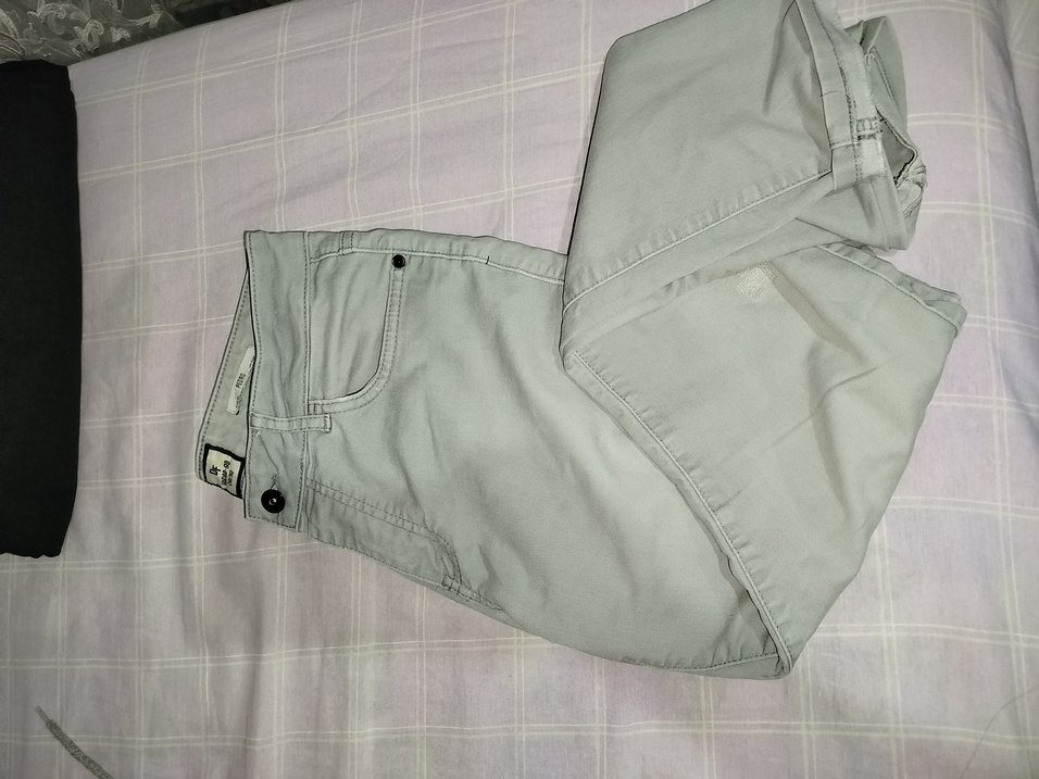 Gri Rahat Kesim Denim Erkek Pantolon - Görsel 2