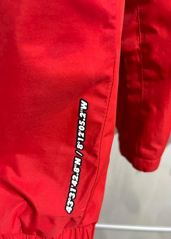 Kırmızı Siyah Fermuarlı Erkek Rüzgarlık - Görsel 7