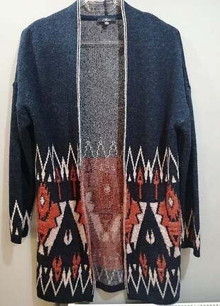 Mavi jeans hırka