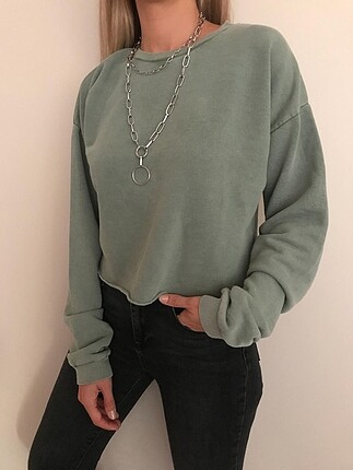 Etiketli Crop Tarz