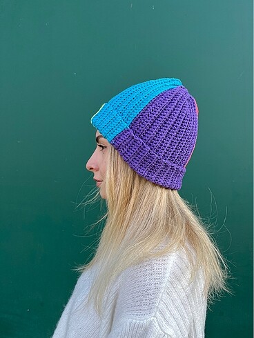 cok renkli beanie