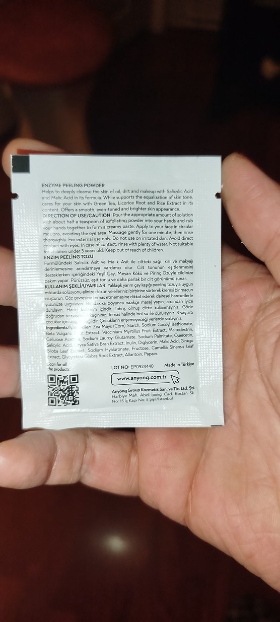 Anyong Enzim Peeling Tozu ve Solusyonu - Görsel 5