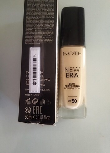 Note New Era spf 50 fondöten