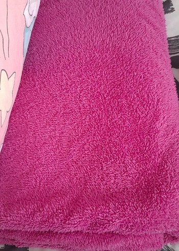 Nevresim takimi Battaniye Lastikli pembe Çarşaf ve Müzik Kutusu - Görsel 2