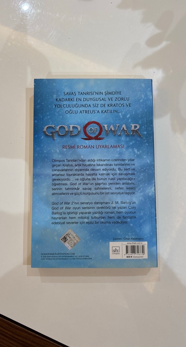 God of War Resmi Roman Uyarlaması - J.M. Barlog - Görsel 3