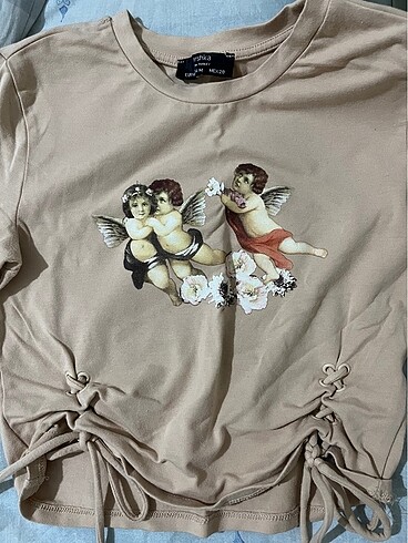 uzun kollu krem rengi desenli body