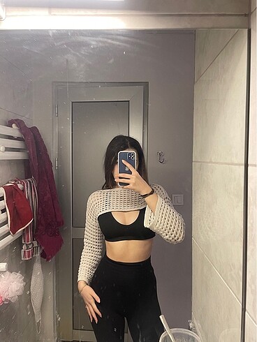 Diğer örgü crop top