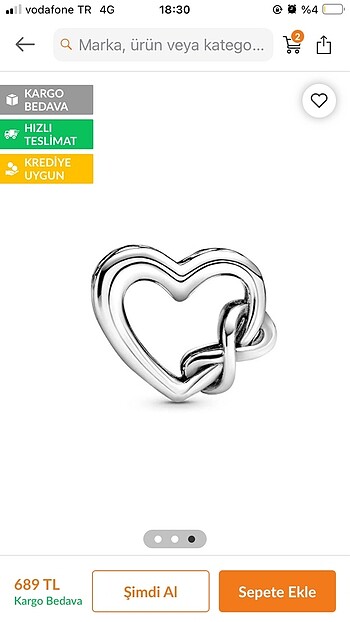 Pandora Seni seviyorum anne charm