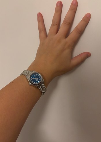 Diğer Mavi Kadranlı Minimalist Kadın Kol Saati