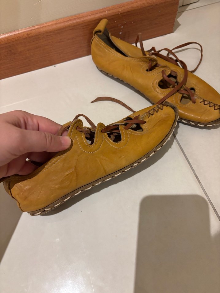 Deri ayakkabı babet gerçek - Görsel 2