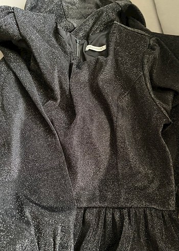 Parlak uzun elbise belden oturtmalı temiz sorunsuz yeni sayılır - Görsel 5