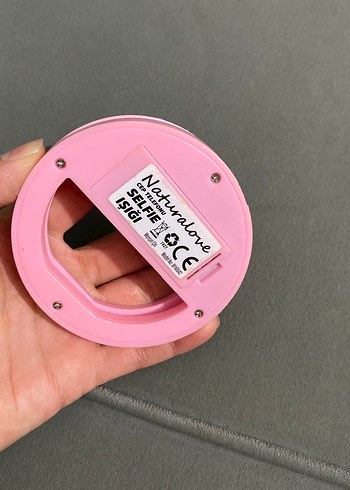 Pembe Telefon Tutucu ve Selfie Işığı - Görsel 2