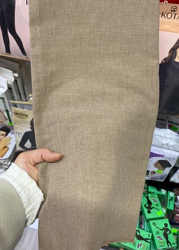 Bej Keten Kadın Şal - Görsel 2