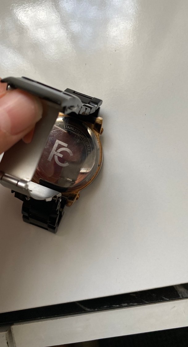 Siyah Minimalist Erkek Biker Saat - Görsel 3