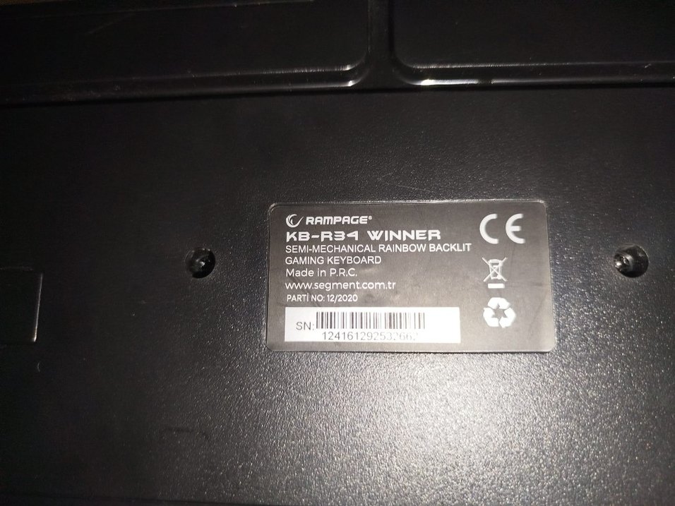 Rampage RGB Gaming Klavye - Görsel 4