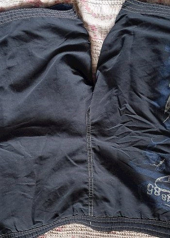 Erkek Kot Şort, Bol Kesim, Kemerli - Görsel 5