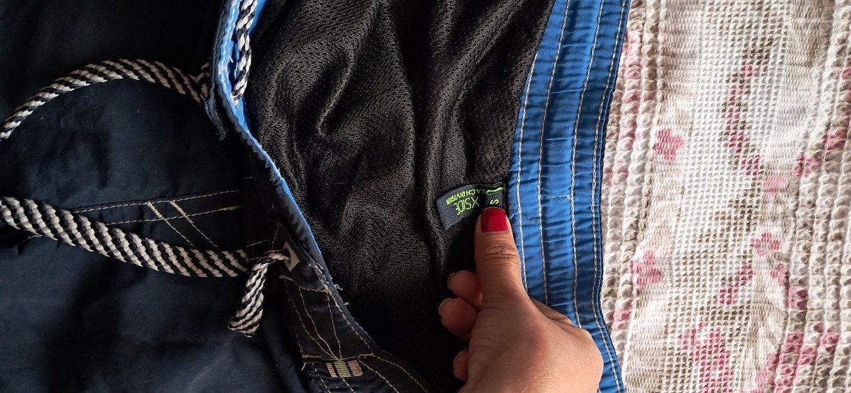 Erkek Kot Şort, Bol Kesim, Kemerli - Görsel 4