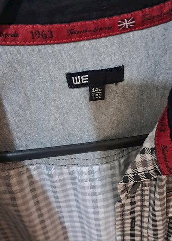 Erkek Çocuk Gri Kareli Uzun Kollu Gömlek - Görsel 3