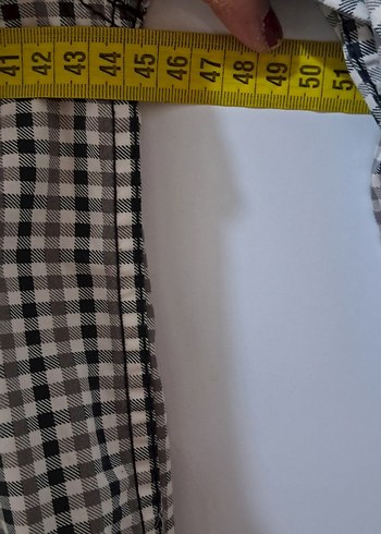 Erkek Çocuk Gri Kareli Uzun Kollu Gömlek - Görsel 5