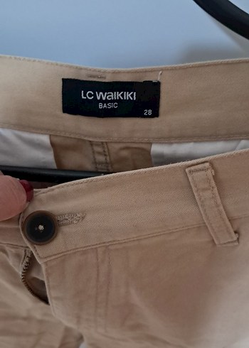 Erkek Bej Süet Mini Şort - Görsel 2