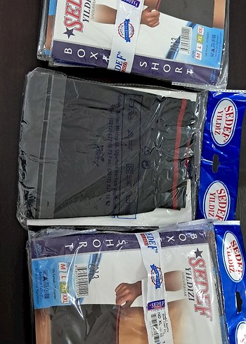 Erkek Baskılı Mini Boxer - siyah - Görsel 2