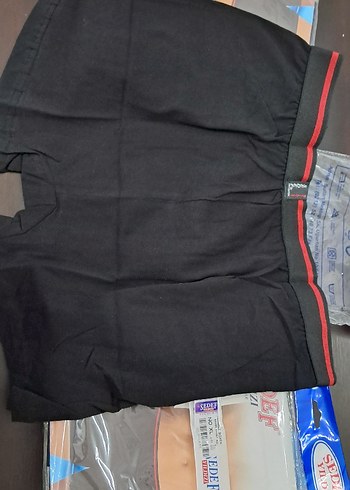 Erkek Baskılı Mini Boxer - siyah - Görsel 4