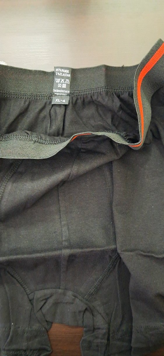 Erkek Baskılı Mini Boxer - siyah - Görsel 3