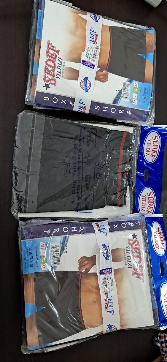 Erkek Baskılı Mini Boxer - siyah - Görsel 2