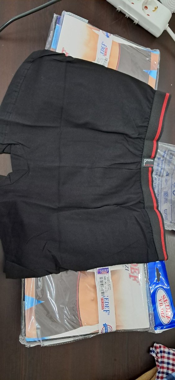 Erkek Baskılı Mini Boxer - siyah - Görsel 4