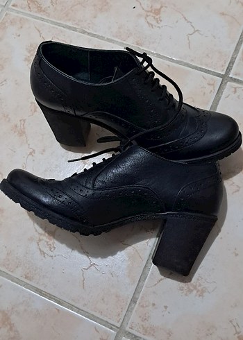 Kadın Siyah Klasik Stiletto Topuklu Ayakkabı - Görsel 5