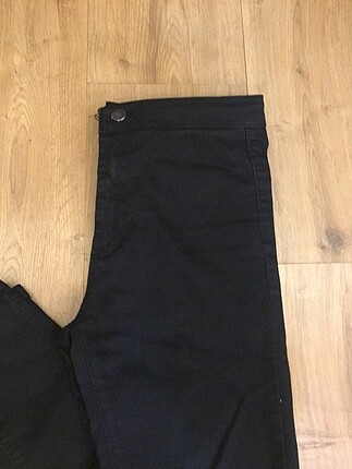Topshop Siyah Yüksek Bel Jean