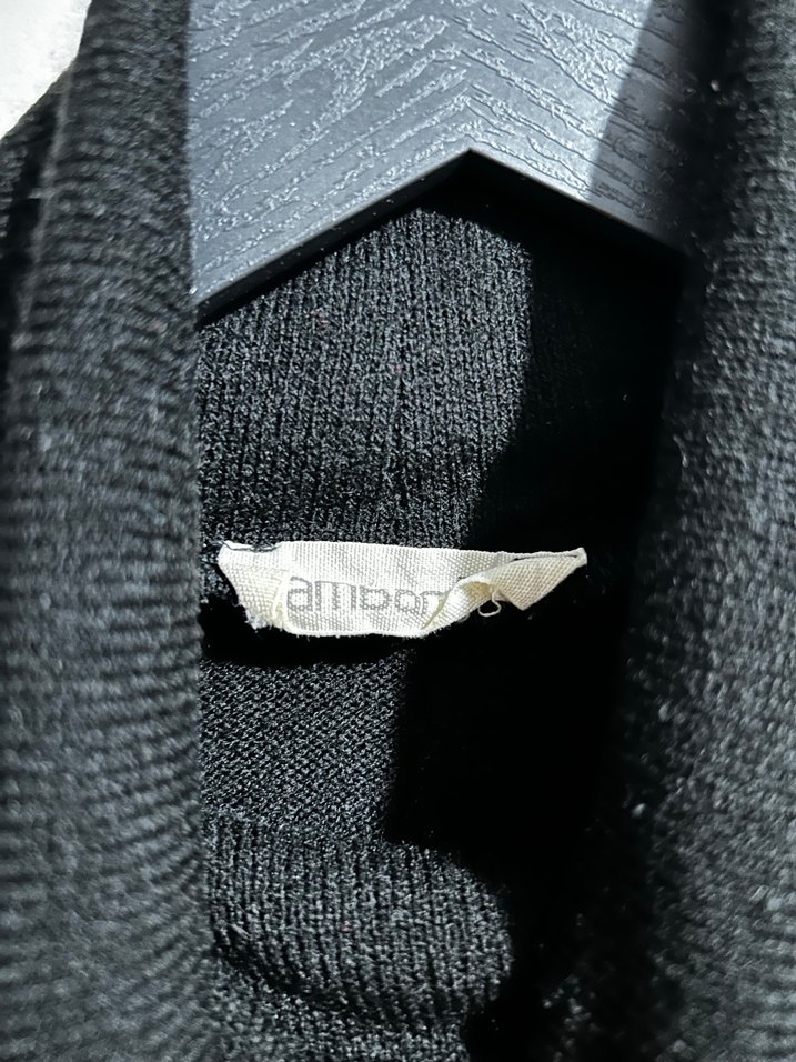 Siyah Boğazlı Kadın Triko Kazak - Görsel 4