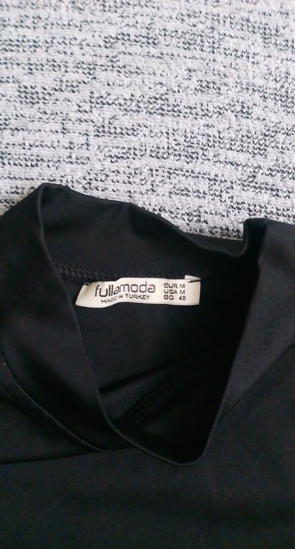 Siyah kız Uzun Kollu Basic Sweatshirt - Görsel 2