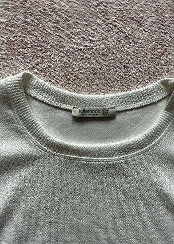 Nakışlı Gri Kadın Uzun Kollu Triko Sweatshirt - Görsel 3