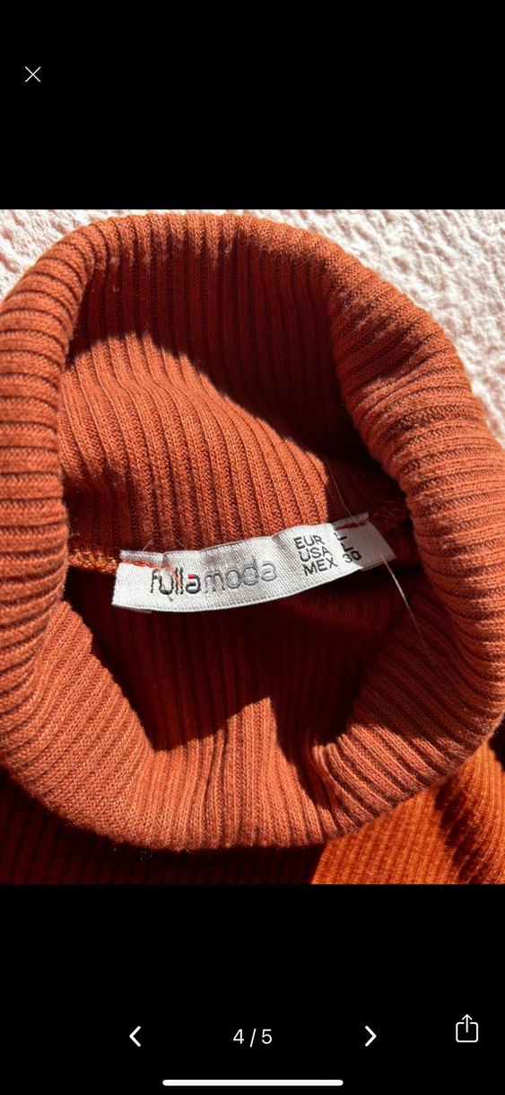 Kısa Kollu Boğazlı Kadın Tişört - Görsel 4