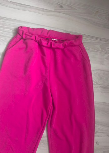 Pembe Rahat Kesim Kadın Eşofman Altı - Görsel 5