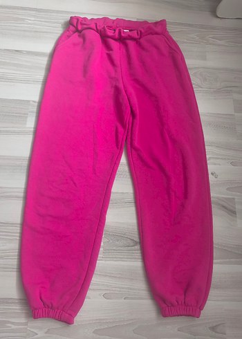 Pembe Rahat Kesim Kadın Eşofman Altı - Görsel 3