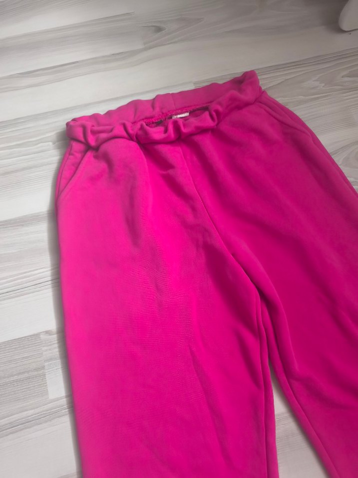 Pembe Rahat Kesim Kadın Eşofman Altı - Görsel 2