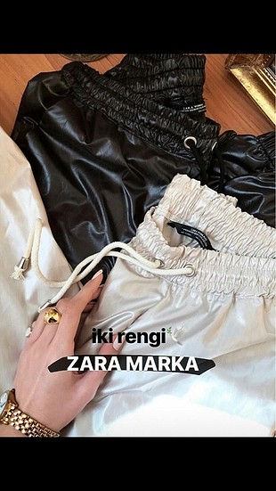 Zara zara paraşüt kumaş pantolon 