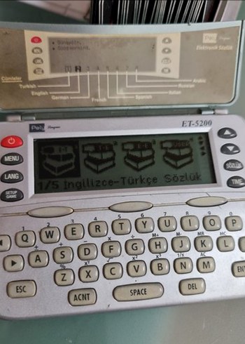 Polygold ET-5200 Elektronik Sözlük Gri