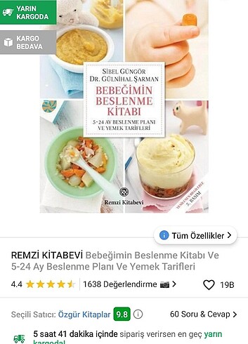  Beden Bebeğimin beslenme kitabı 