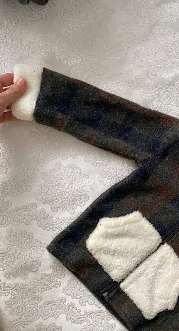 Kürklü Kapüşonlu Erkek Çocuk Ceketi - Görsel 2